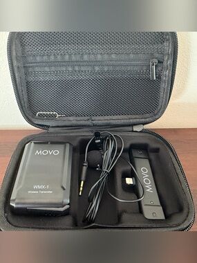 OVO WMX-1 Wireless Lavalier Microphone Kit - Black